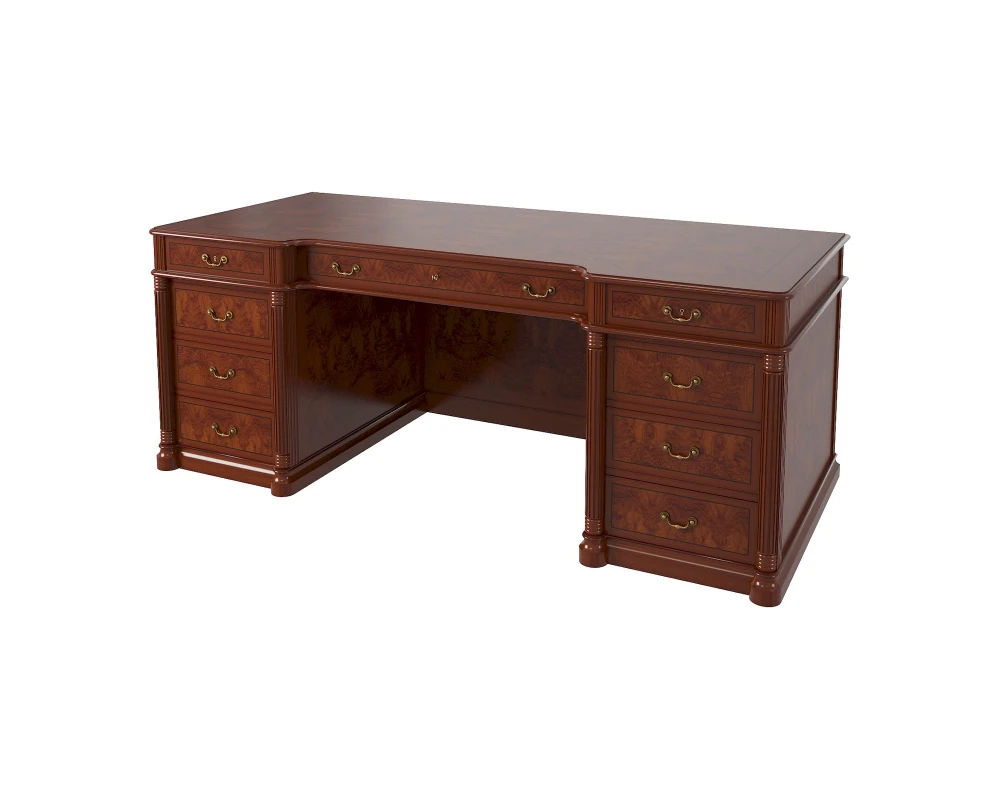 Стол руководителя с передней панелью матовый 2000х900х780 Artmoble