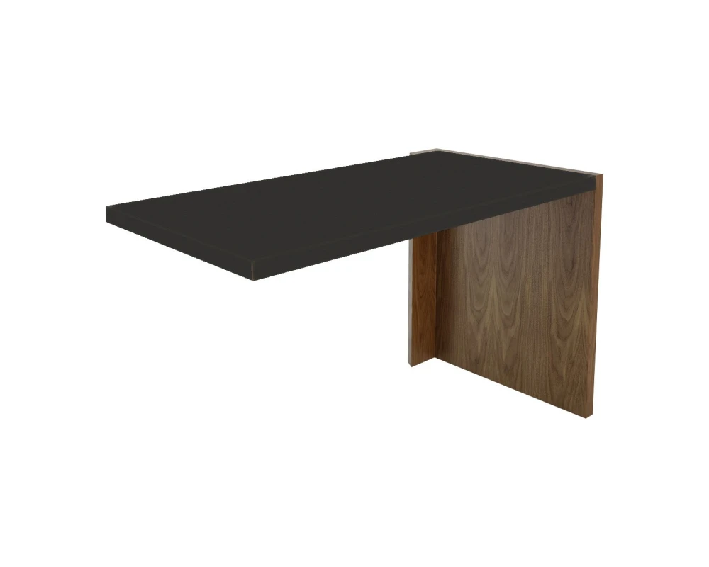 Брифинг-приставка полуглянцевая/лакированная, кожа, правая 1240х640х750 Freeport