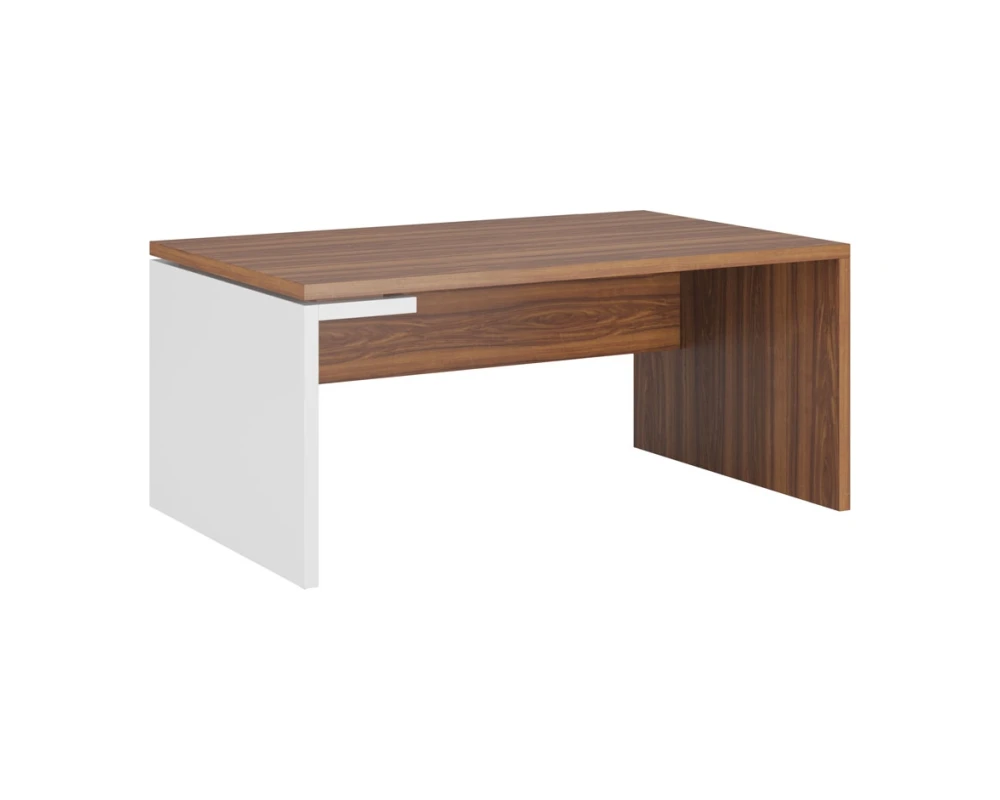 Стол рабочий левый 160 Сион / Zion Орех