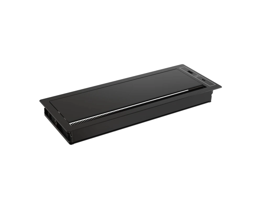Лючок прямоугольный A+C 29,8x11,6x2,7 Cover Flap Черный