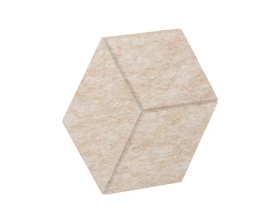 Настенная панель шестигранная (3 луча) VE.NP-6G3LU-300 600x520x12 Акустикс / AcustiX images