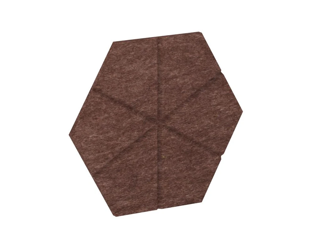 Настенная панель шестигранная (6 лучей) VE.NP-6G6L-100 200x173x12 Акустикс / AcustiX