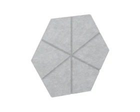 Настенная панель шестигранная (6 лучей) VE.NP-6G6L-100 200x173x12 Акустикс / AcustiX images