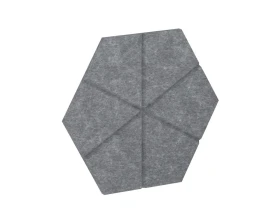 Настенная панель шестигранная (6 лучей) VE.NP-6G6L-100 200x173x12 Акустикс / AcustiX images