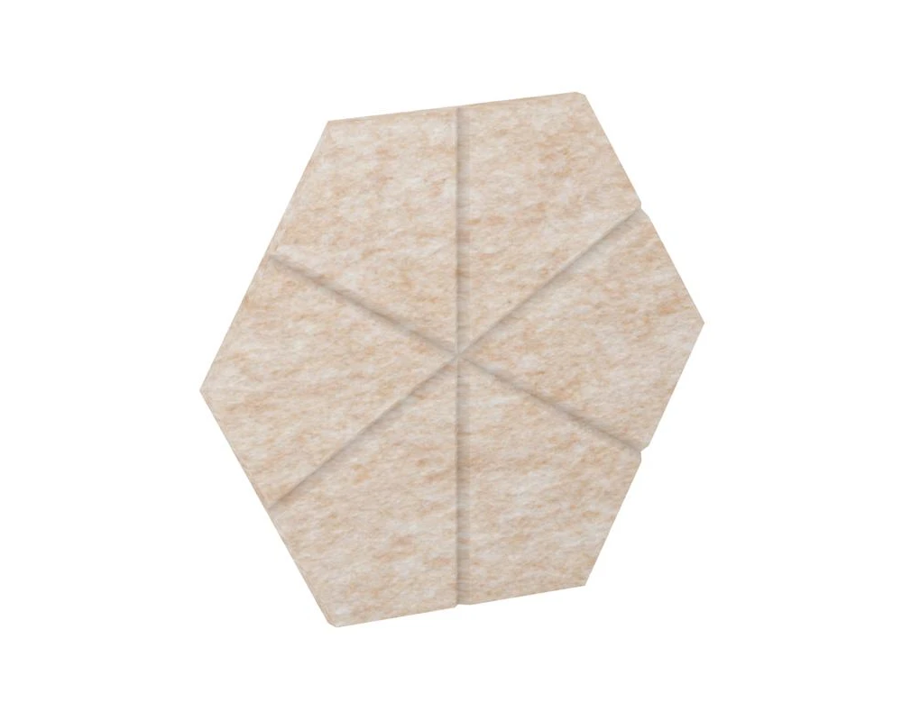 Настенная панель шестигранная (6 лучей) VE.NP-6G6L-300 600x520x12 Акустикс / AcustiX