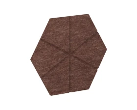 Настенная панель шестигранная (6 лучей) VE.NP-6G6L-300 600x520x12 Акустикс / AcustiX images