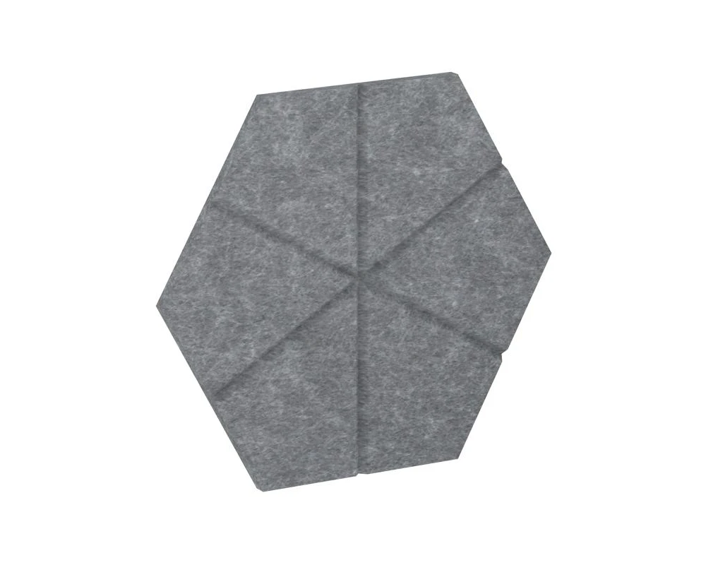 Настенная панель шестигранная (6 лучей) VE.NP-6G6L-300 600x520x12 Акустикс / AcustiX