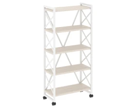 Стеллаж на колесных опорах - 5полок 800х400х1704 Лофт / Loft images