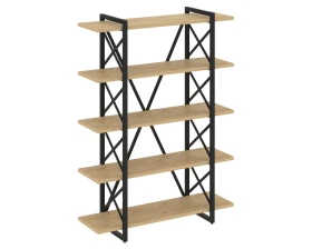 Стеллаж на регулируемых опорах - 5 полок 1200х400х1650 Лофт / Loft images