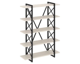 Стеллаж на регулируемых опорах - 5 полок 1200х400х1650 Лофт / Loft images