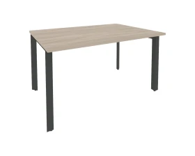 Стол переговорный (1 столешница) на П-образном м/к 1380x980x750 Оникс / Onix images