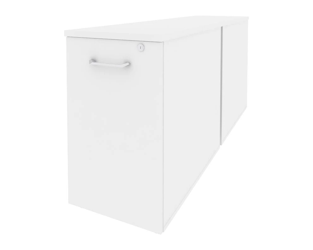 Тумба двойная низкая выдвижная приставная / опорная 432x1635x750 Оникс / Onix