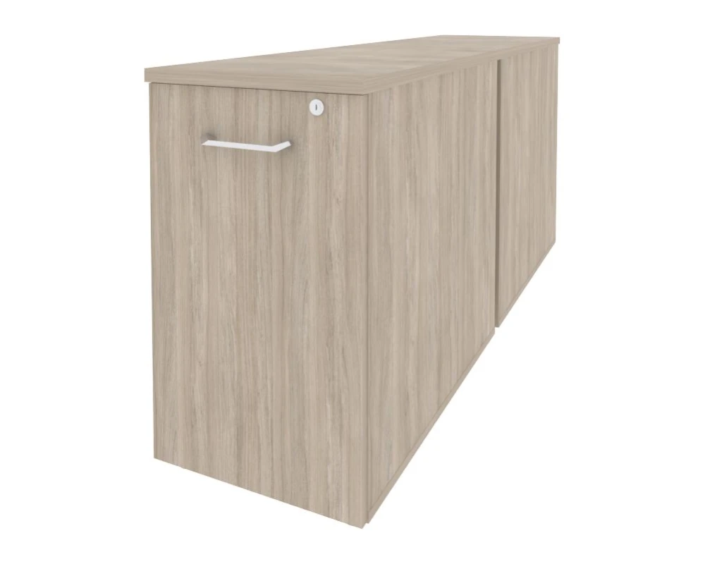 Тумба двойная низкая выдвижная приставная / опорная 432x1635x750 Оникс / Onix