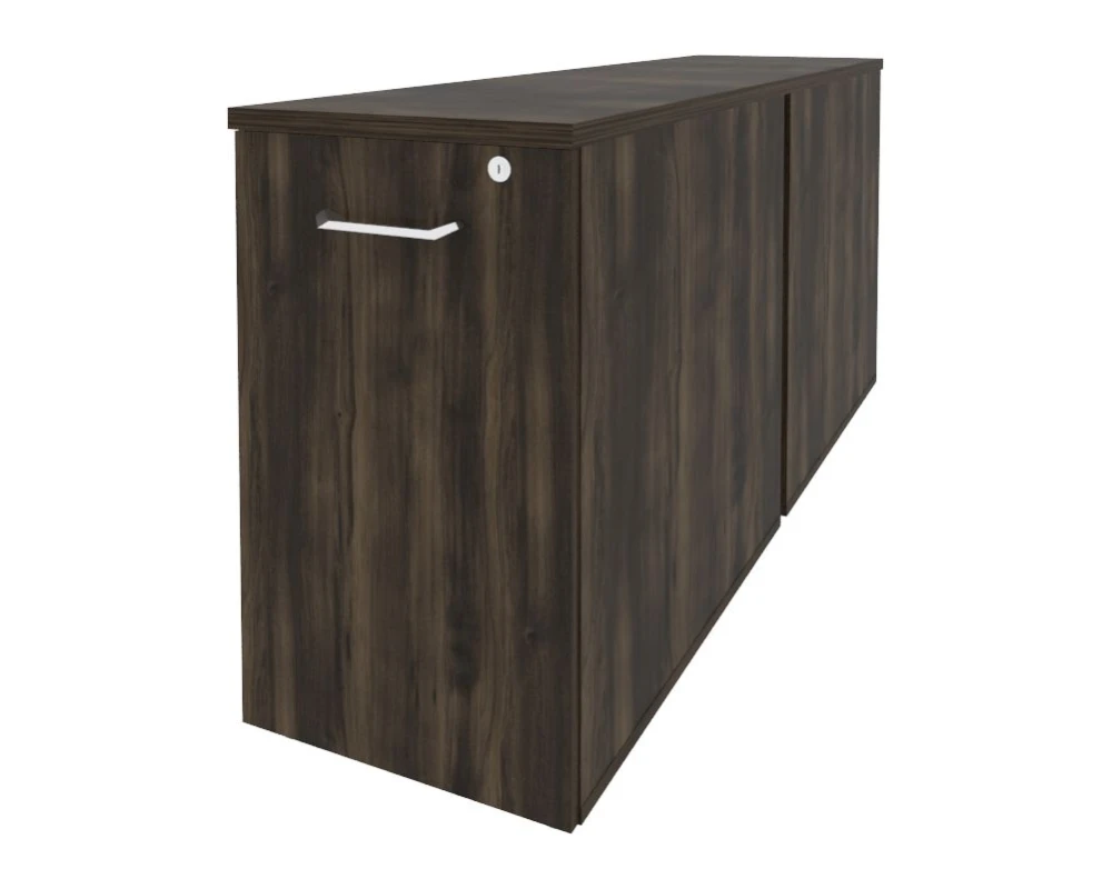 Тумба двойная низкая выдвижная приставная / опорная 432x1635x750 Оникс / Onix