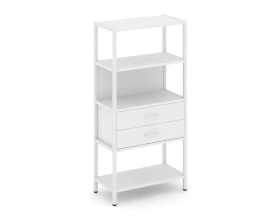 Односекционный стеллаж четырехярусный с ящиками 810х400х1613 Шелф Систем / Shelf System images