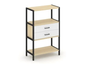 Односекционный стеллаж трехярусный с ящиками 810х400х1246 Шелф Систем / Shelf System images