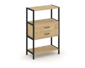 Односекционный стеллаж трехярусный с ящиками 810х400х1246 Шелф Систем / Shelf System images