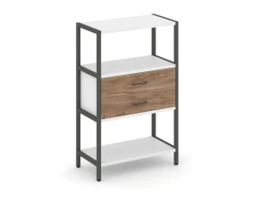 Односекционный стеллаж трехярусный с ящиками 810х400х1246 Шелф Систем / Shelf System images