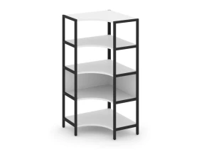 Односекционный угловой стеллаж четырехярусный 810х810х1613 Шелф Систем / Shelf System images