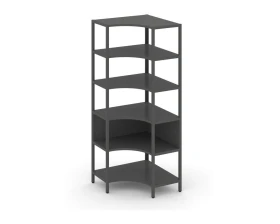 Односекционный угловой стеллаж пятиярусный 810х810х1980 Шелф Систем / Shelf System images