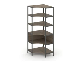 Односекционный угловой стеллаж пятиярусный 810х810х1980 Шелф Систем / Shelf System images