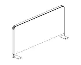 Экран боковой ЛДСП 700х16х297 Стайл Проджект / Style Project images