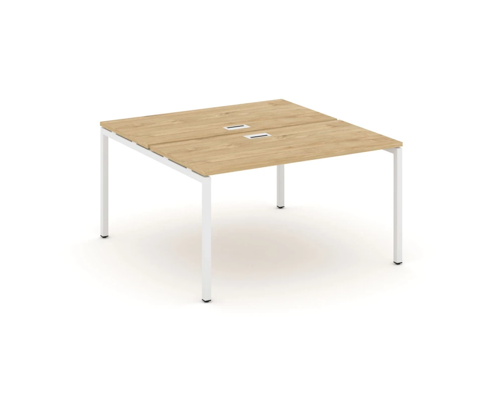 Рабочая станция 2-х сторон. на П-образном каркасе 40 мм 1380x1432x750 Стайл Проджект / Style Project