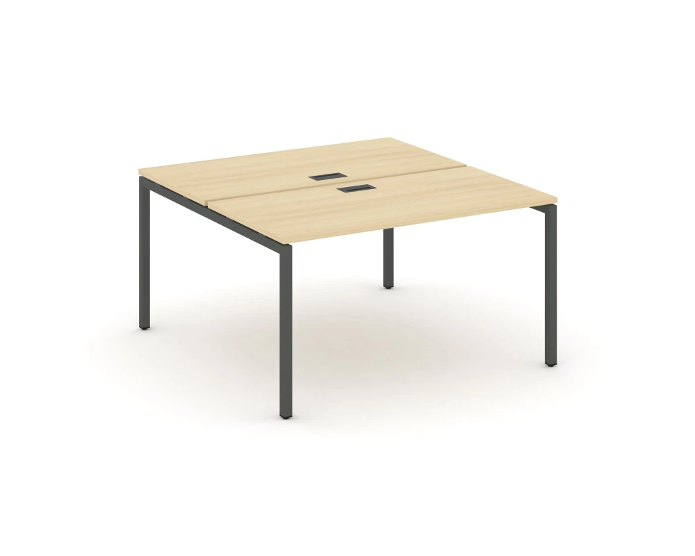 Рабочая станция 2-х сторон. на П-образном каркасе 40 мм 1380x1432x750 Стайл Проджект / Style Project