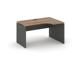 Стол рабочий эргоном. правый 1380x800/980x750 Стайл Проджект / Style Project images
