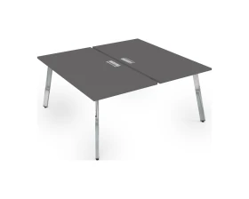 Стол системы Бенч, сдвоенный, на 2 рабочих места - конечный (1200x1435x750) АРРЕДО / ARREDO images