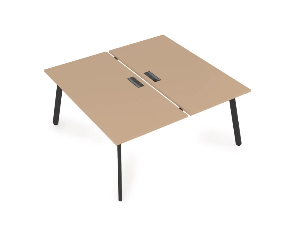 Стол системы Бенч, сдвоенный, на 2 рабочих места - средний (1200x1235x750) АРРЕДО / ARREDO