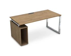 Стол с тумбой под системный блок (1600*800*750) НССБ-О.984 GLOSS LINE images