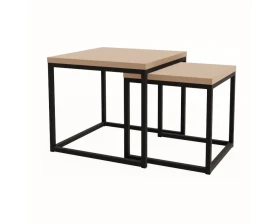 Комплект журнальных столов СЕТ ЛОДЖИК / SET LOGIC (900x900x450) images