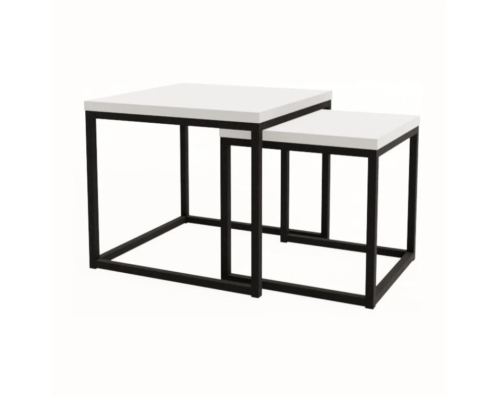 Комплект журнальных столов СЕТ ЛОДЖИК / SET LOGIC (900x900x450)