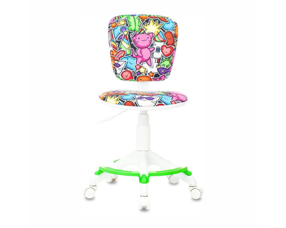 Кресло Бюрократ CH-W204/F Ткань, Мультиколор