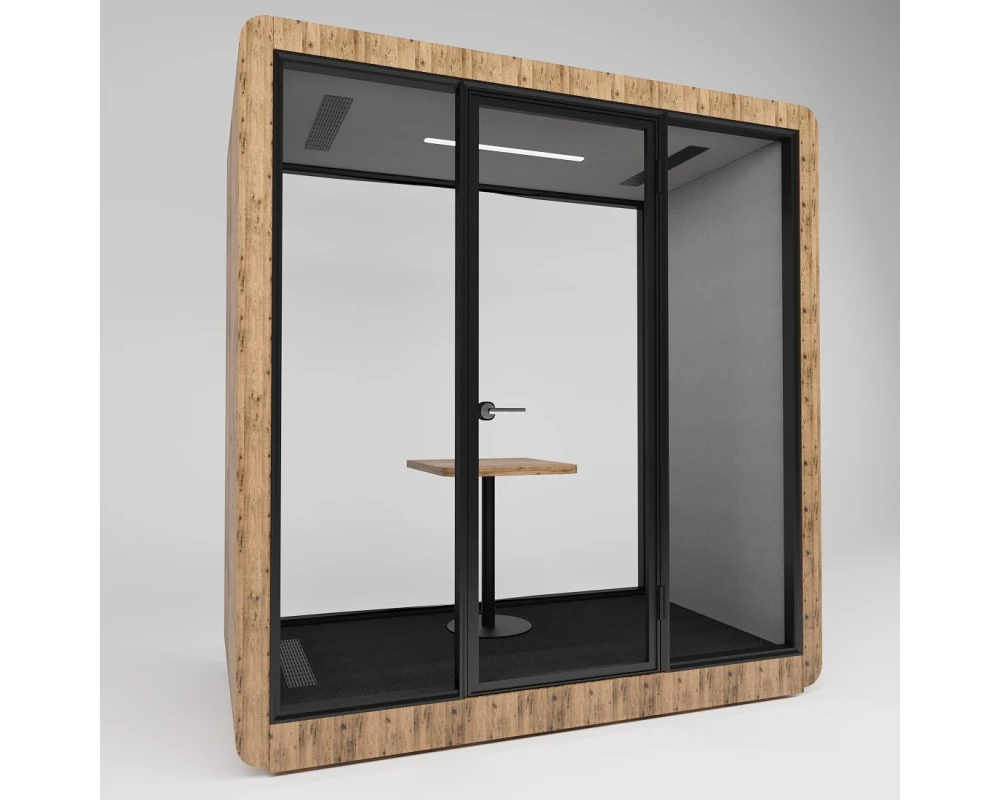 Акустическая кабина LWOP DOUBLE (задняя стенка стекло)