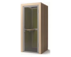 Акустическая кабина LWOP WOOD ONE (задняя стенка стекло) images