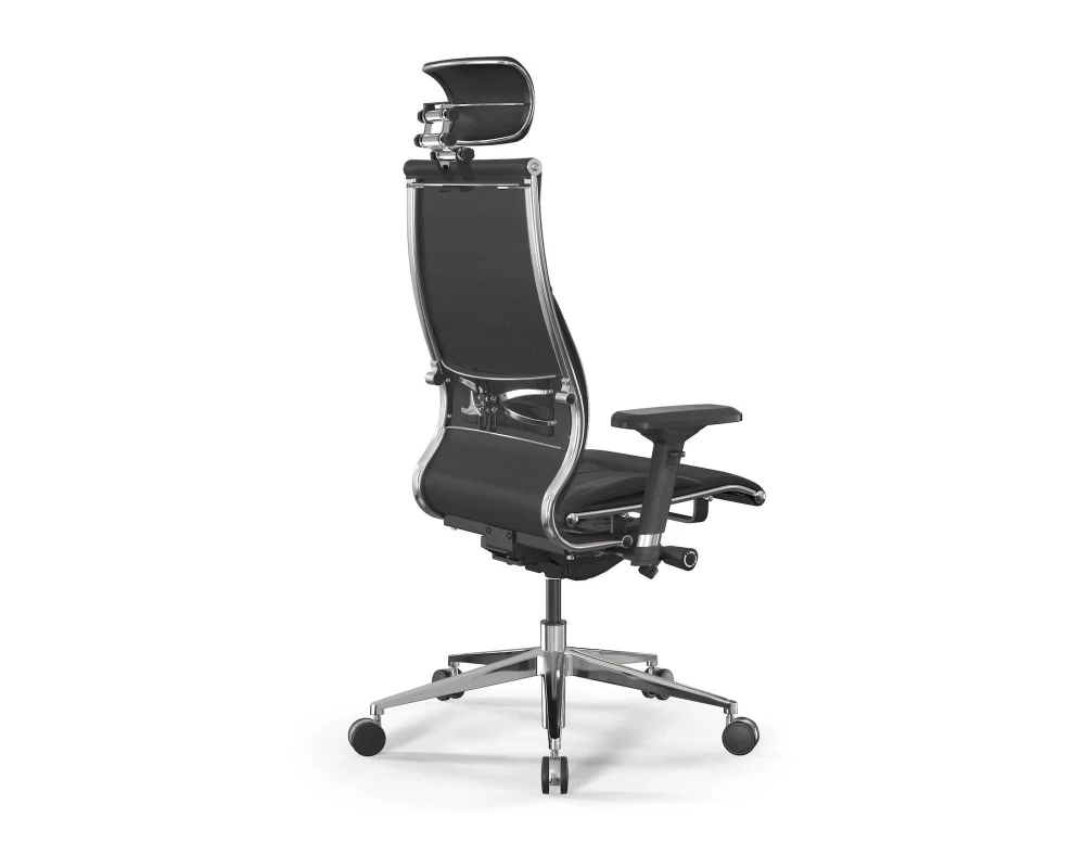 Кресло Samurai B2-10D M26.B32.G25.W25 Экокожа, Черный