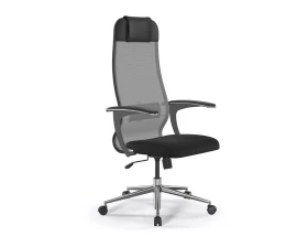 Кресло ErgoLife S 10 B1-111U M09.B23.G18.W01 Сетка/Ткань, Серый/Черный images