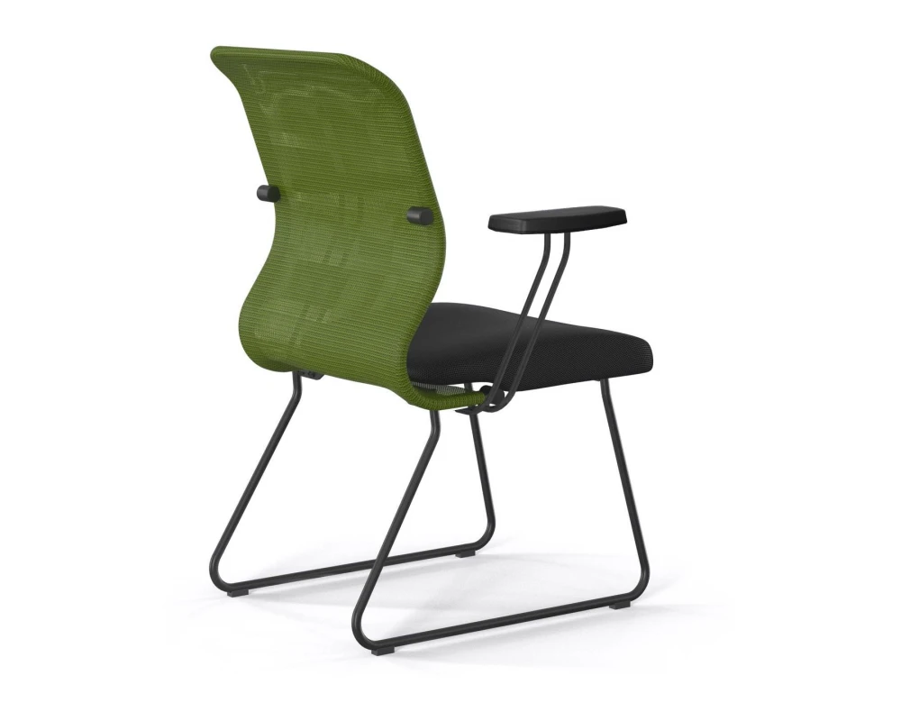 Кресло ErgoLife S 8 M4-8T F57 Сетка/Ткань, Зеленый/Черный