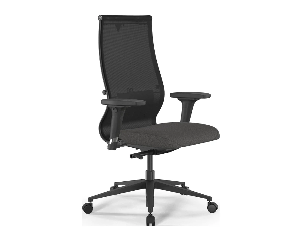 Кресло ErgoLife SynchroSit 10 B2-165D M23.B11.G19.W02 Сетка/Ткань, Черный/Темно-серый