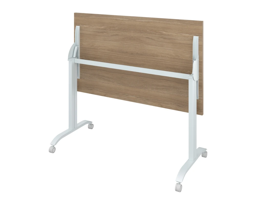 Стол на колёсах с откидной столешницей (1200х700х760) Дублин металл