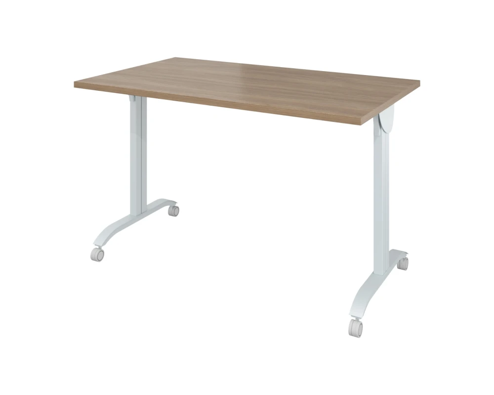 Стол на колёсах с откидной столешницей (1200х700х760) Дублин металл