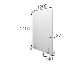 Мобильная прегородка MV-120/140 Муви MVK images