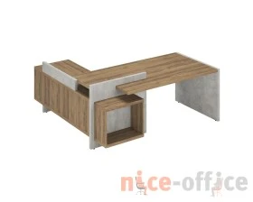 Стол левый 2000x1798x840 Вуд Стоун / Wood&Stone images