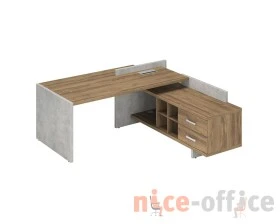 Стол левый 2000x1798x840 Вуд Стоун / Wood&Stone images