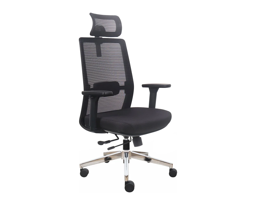 Кресло Norden Райт / Right Сетка/Ткань, Черный