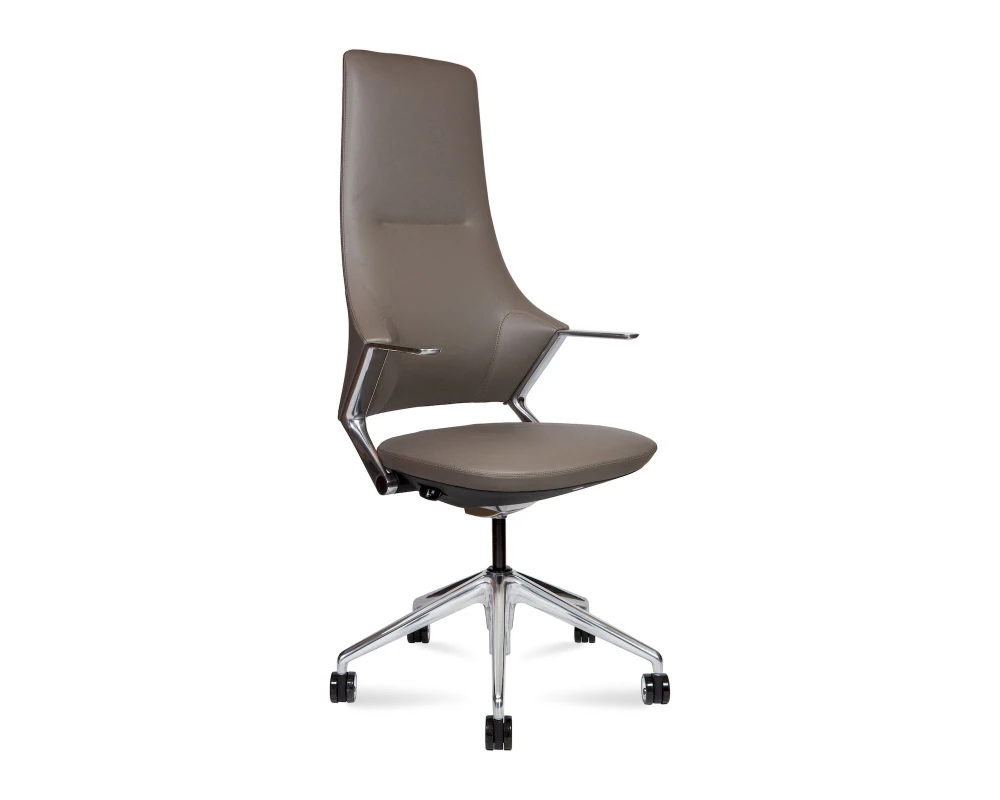 Кресло Norden Хан / Han Натуральная кожа, Серый