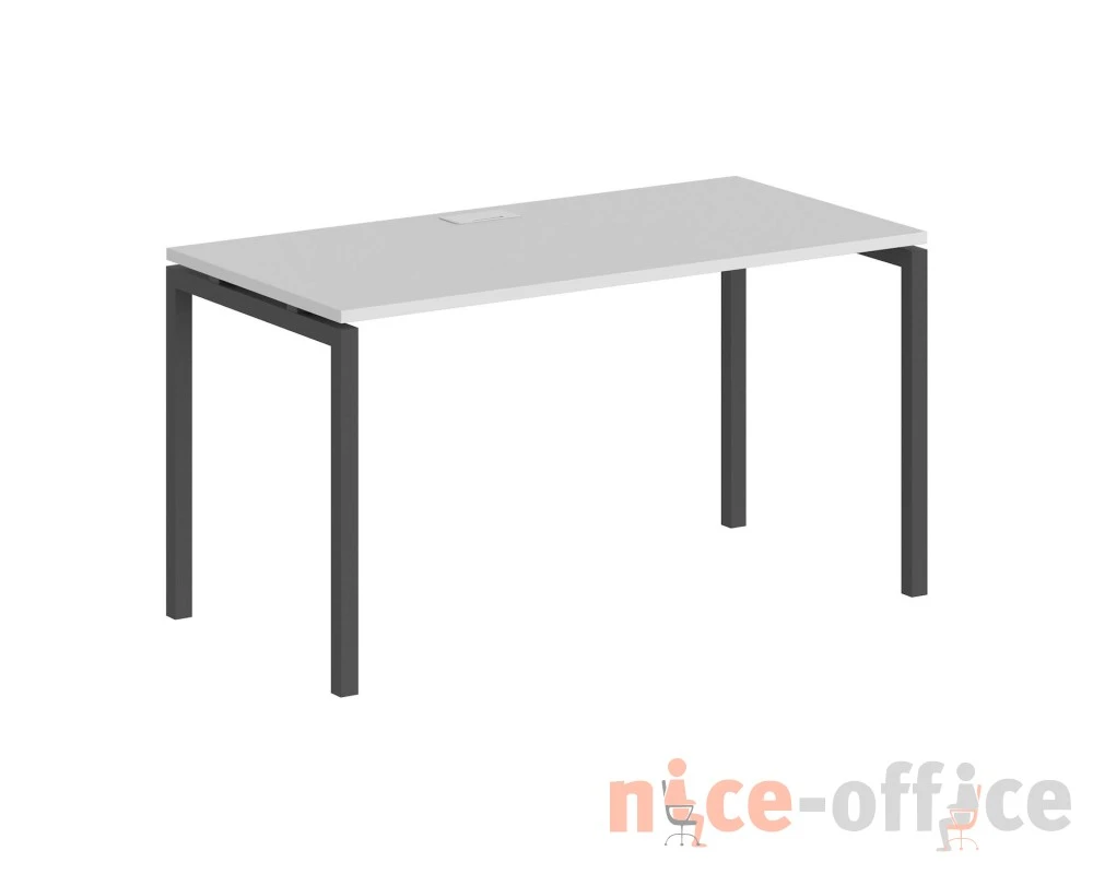 Стол 1200x600x750 профиль антрацит: 40x40 Сигма / Sigma Белый
