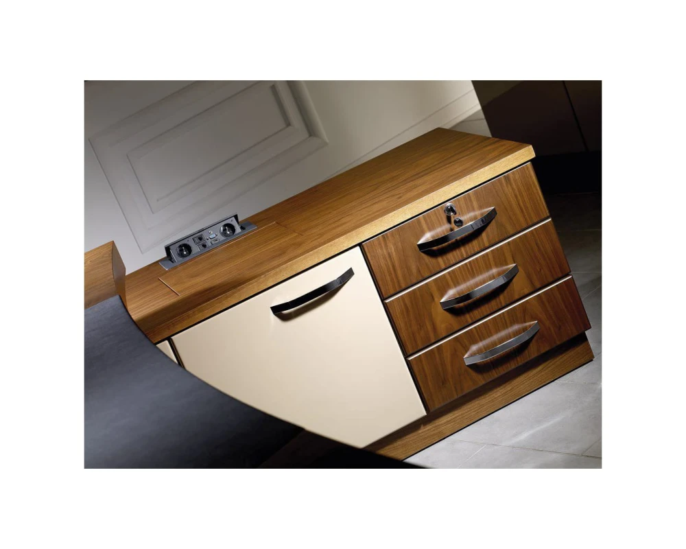 Стол руководителя с этажером Белек